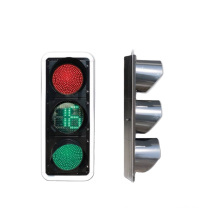 Semáforo en verde rojo de 200 mm con temporizador
